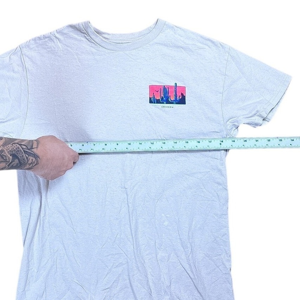 Bowery Supply Co Graphic T-Shirt Mens M Tan Excellent Death Valley Arizona Tee - Picture 4 of 5